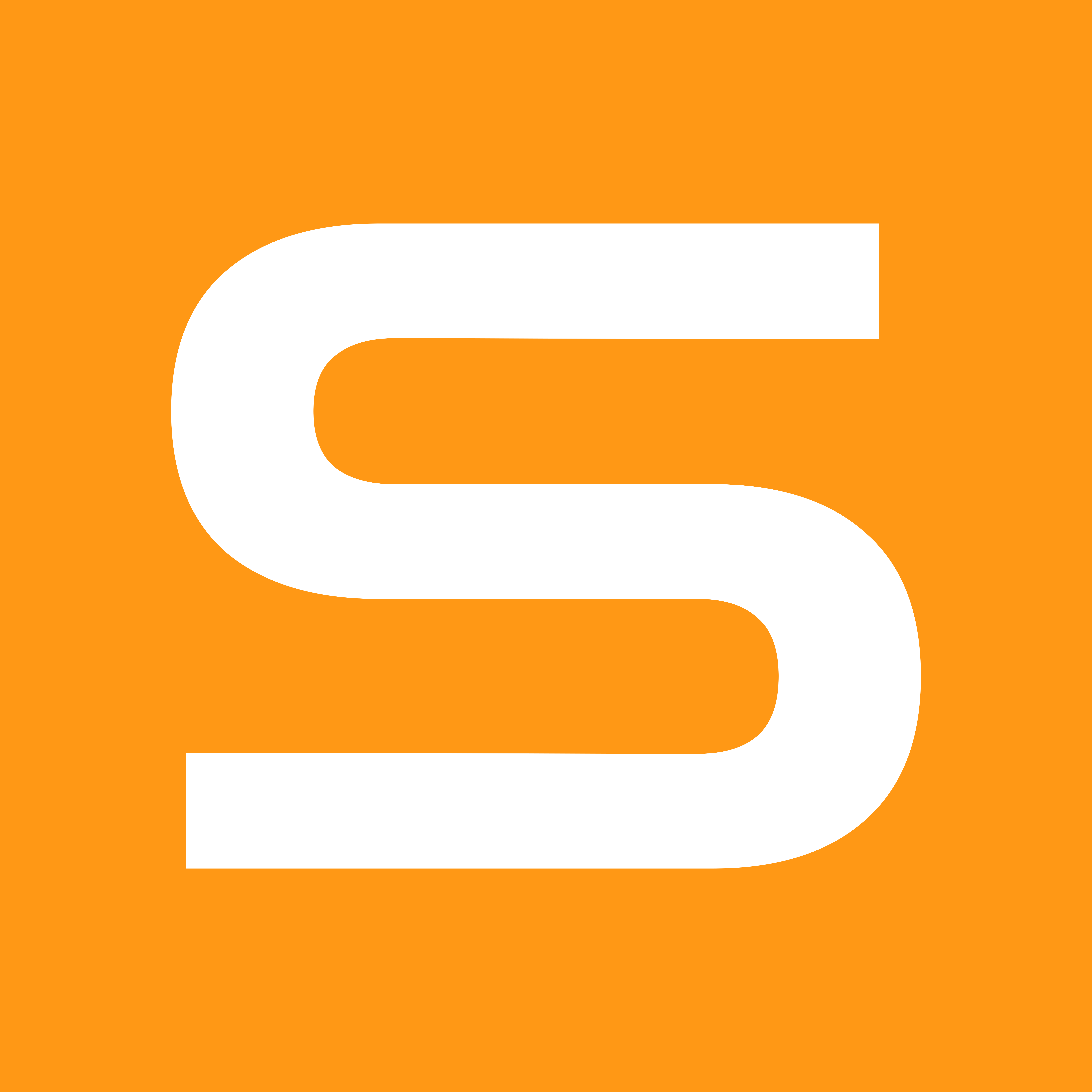 White letter S on orange background, a Web3 development platform on Solana, serving as the logo of Slerf Tools.